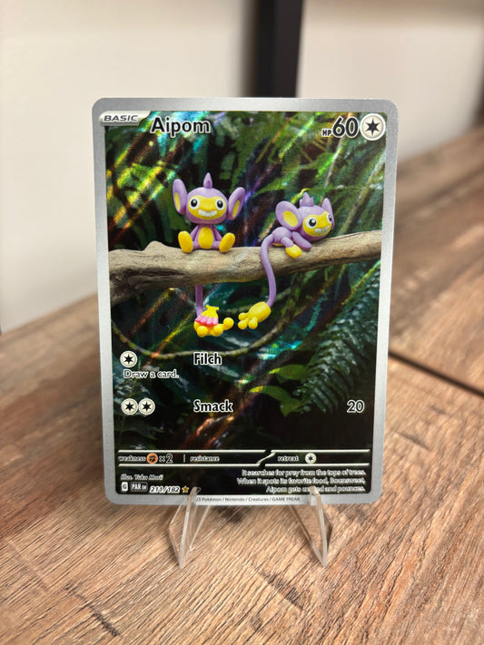 Aipom Paradox Rift Illustration Rare 211/182