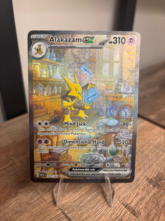 Alakazam ex Scarlet & Violet 151 Special Illustration Rare 201/165