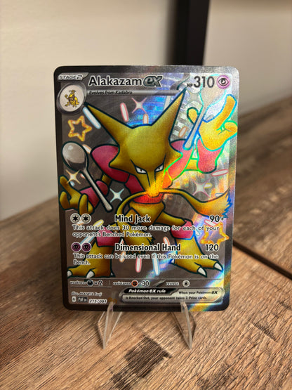 Alakazam ex Paldean Fates Shiny Ultra Rare 215/091