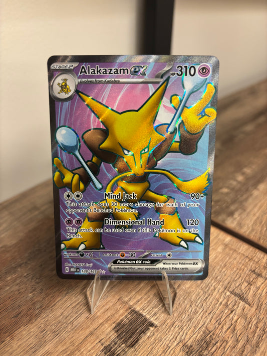 Alakazam ex Scarlet & Violet 151 Ultra Rare 188/165