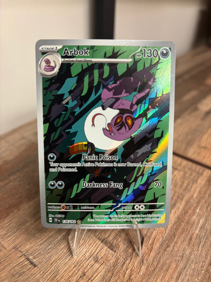 Arbok Temporal Forces Illustration Rare 176/162