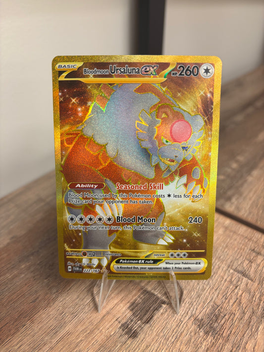 Bloodmoon Ursaluna ex Twilight Masquerade Hyper Rare 222/167