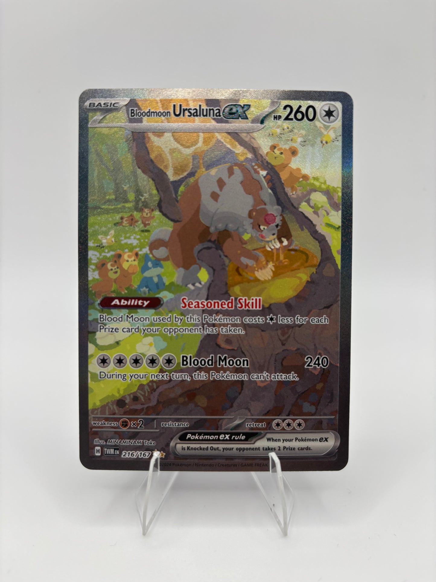 Bloodmoon Ursaluna ex Twilight Masquerade Special Illustration Rare 216/167
