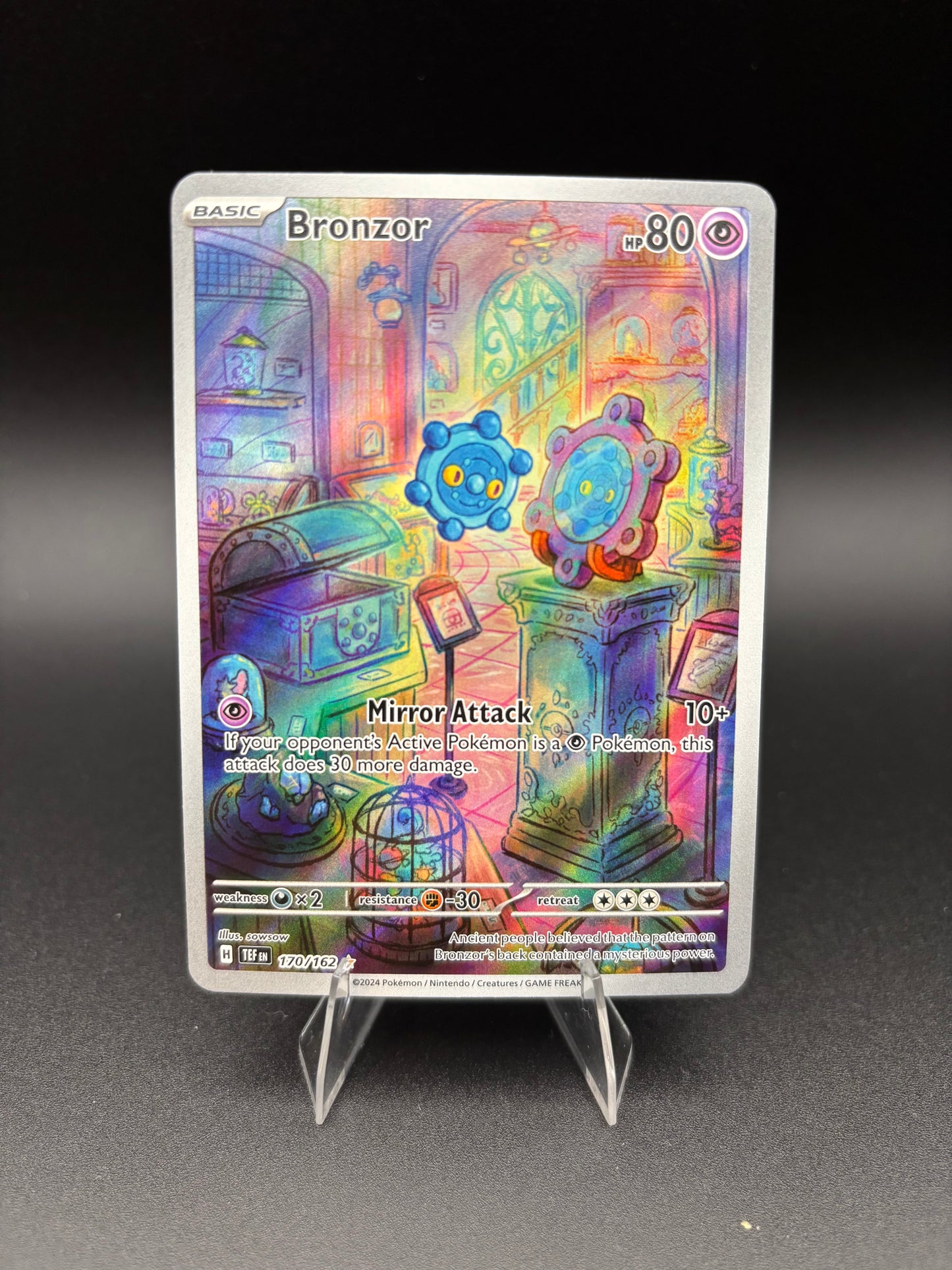 Bronzor Temporal Forces Illustration Rare 170/162