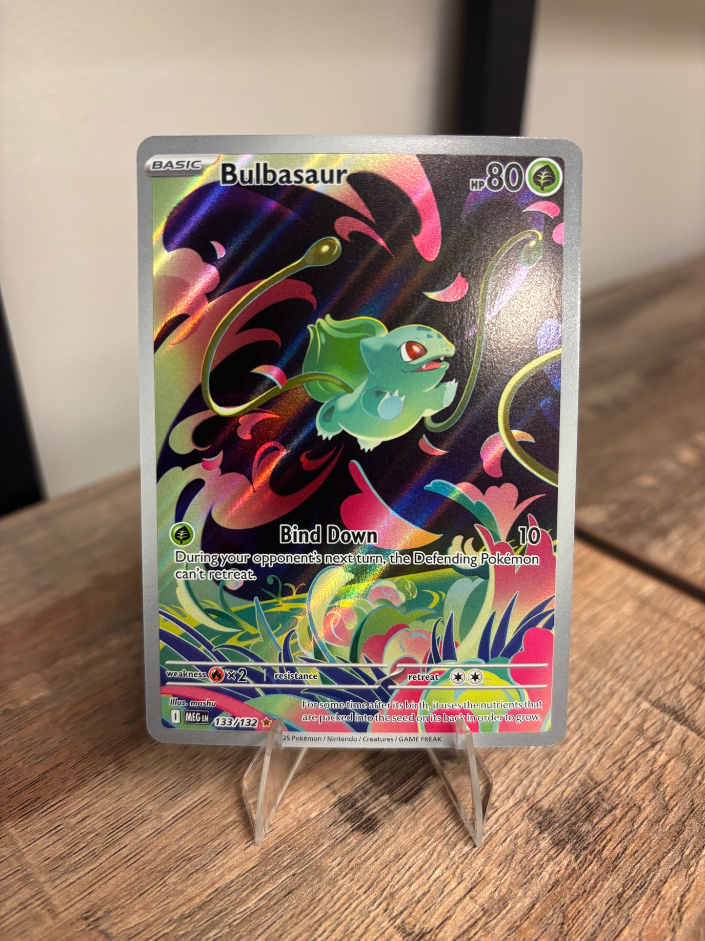 Bulbasaur Mega Evolution Illustration Rare 133/132