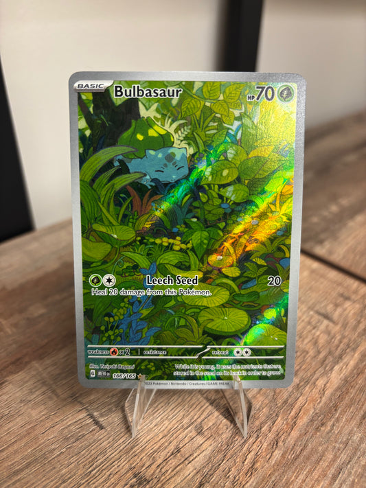 Bulbasaur Scarlet & Violet 151 Illustration Rare 166/165