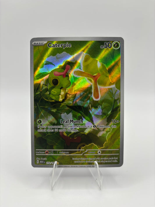 Caterpie Scarlet & Violet 151 Illustration Rare 172/165
