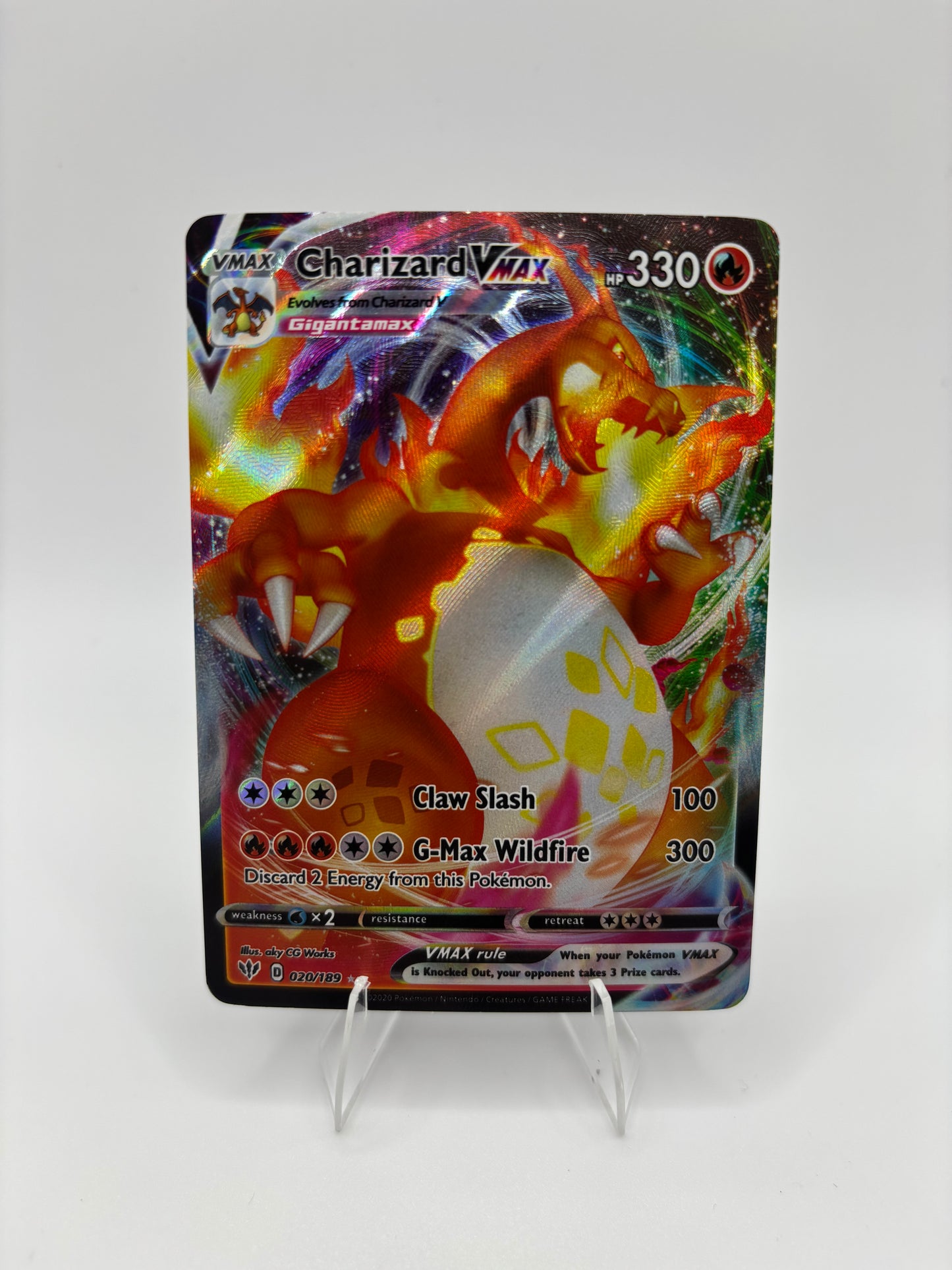 Charizard VMAX Darkness Ablaze Ultra Rare 020/189