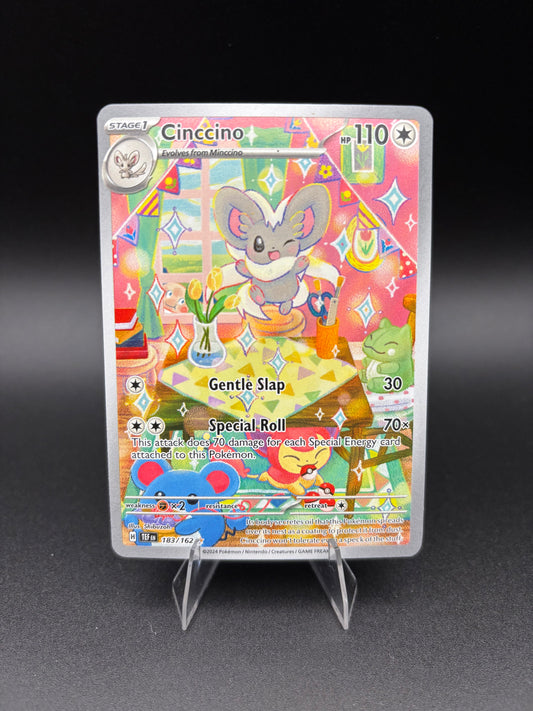 Cinccino Temporal Forces Illustration Rare 183/162