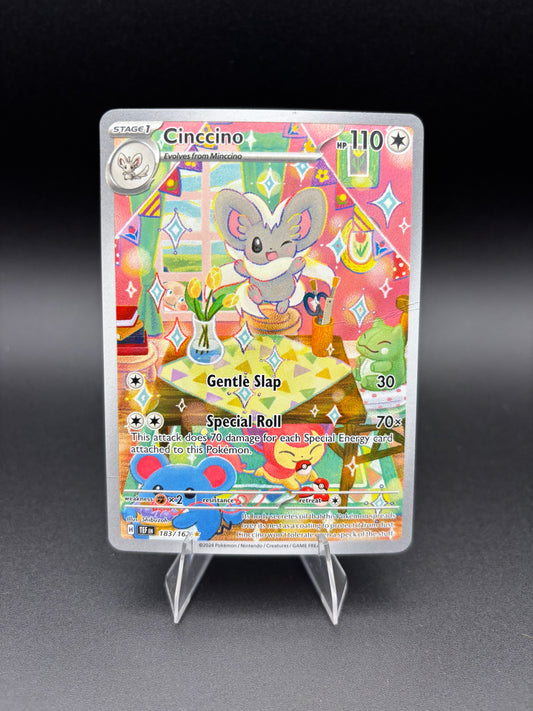Cinccino Temporal Forces Illustration Rare 183/162