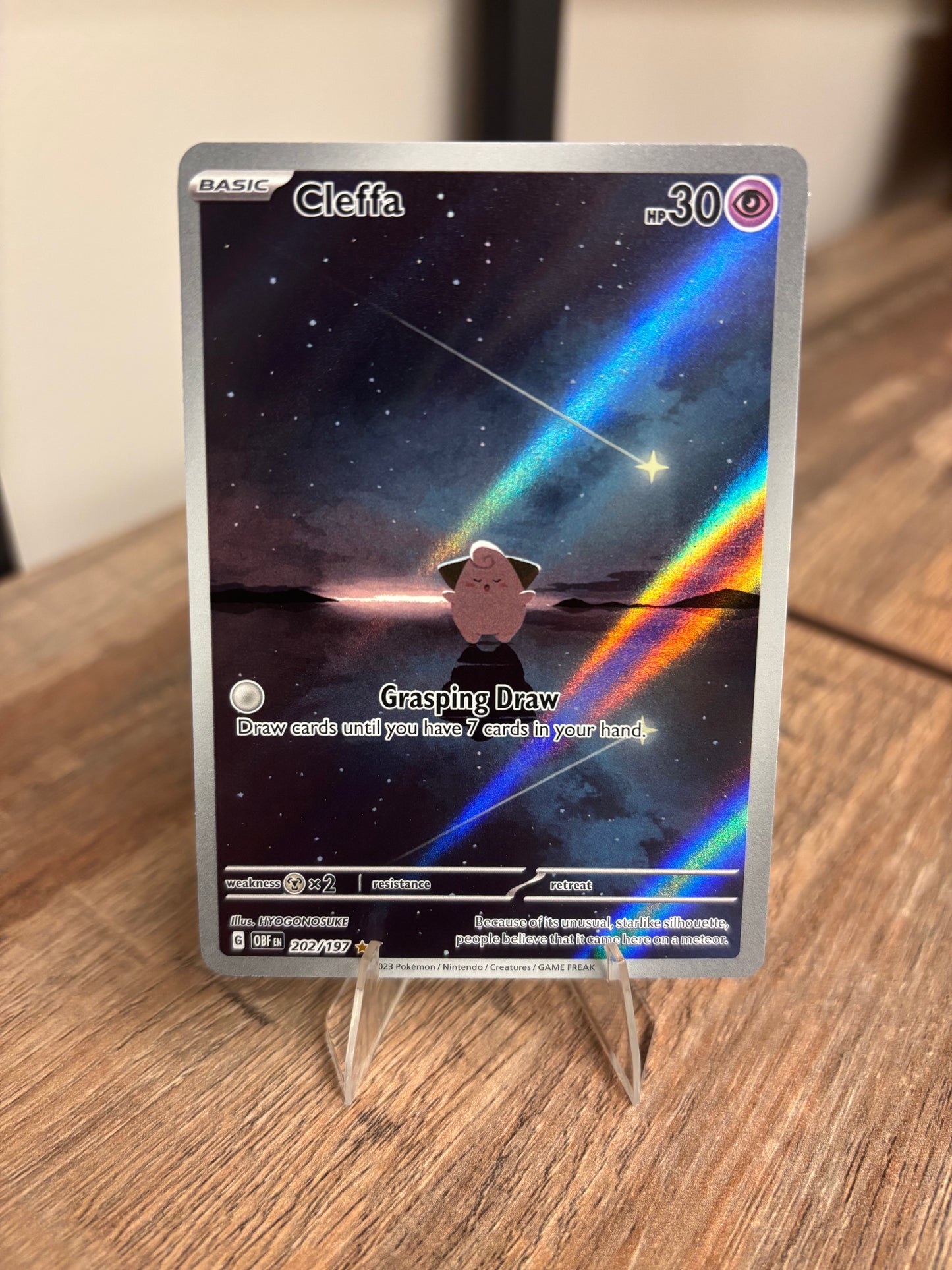 Cleffa Obsidian Flames Illustration Rare 202/197