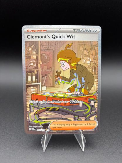 Clemont's Quick Wit Surging Sparks Special Illustration Rare 243/191