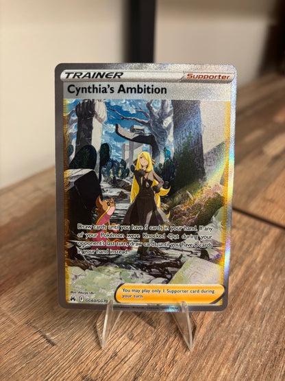 Cynthia's Ambition Crown Zenith: Galarian Gallery Ultra Rare GG60/GG70