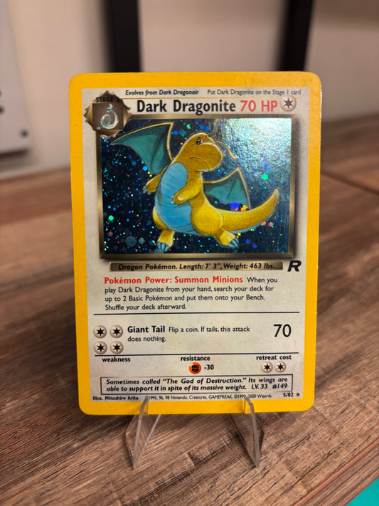 Dark Dragonite Team Rocket Holo Rare 5