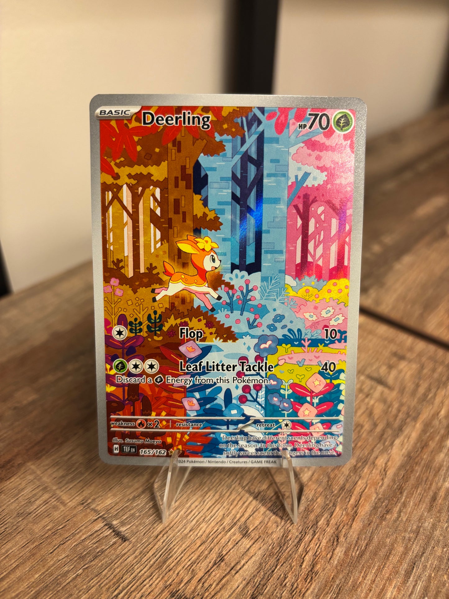 Deerling Temporal Forces Illustration Rare 165/162