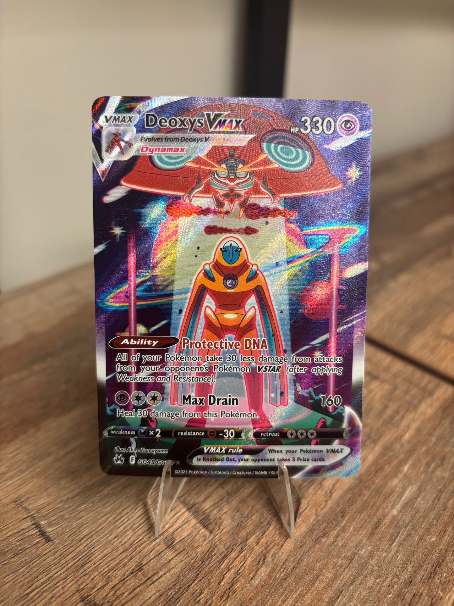 Deoxys VMAX Crown Zenith Galarian Gallery Ultra Rare GG45/GG70