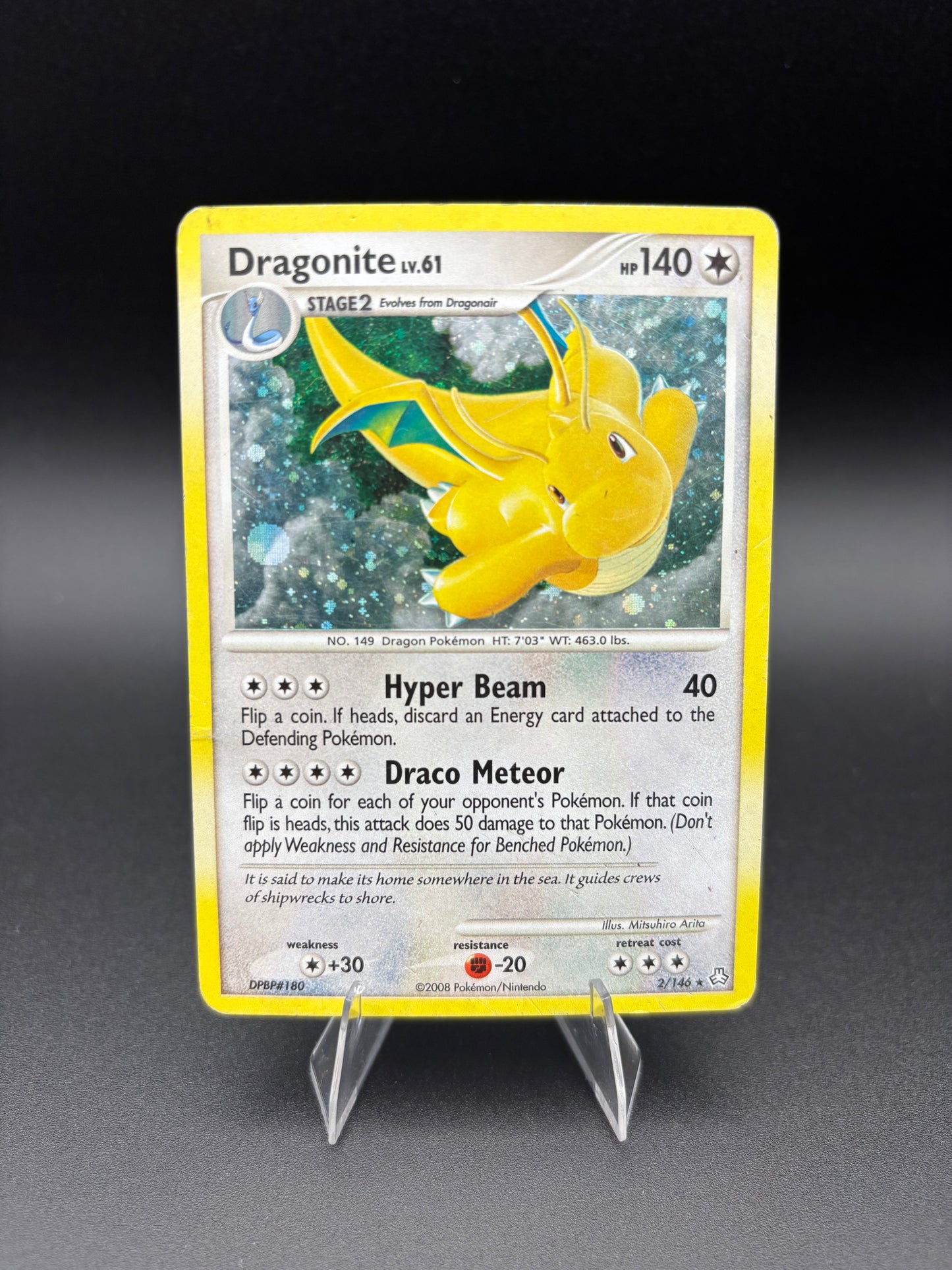 Dragonite Legends Awakened Holo Rare 2