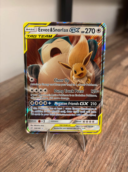 Eevee & Snorlax GX Team Up Ultra Rare 120