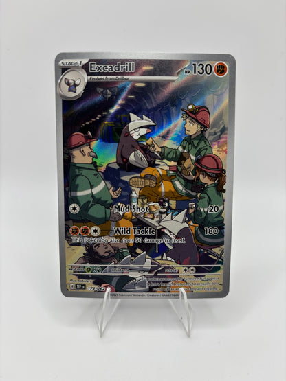Excadrill Temporal Forces Illustration Rare 174/162