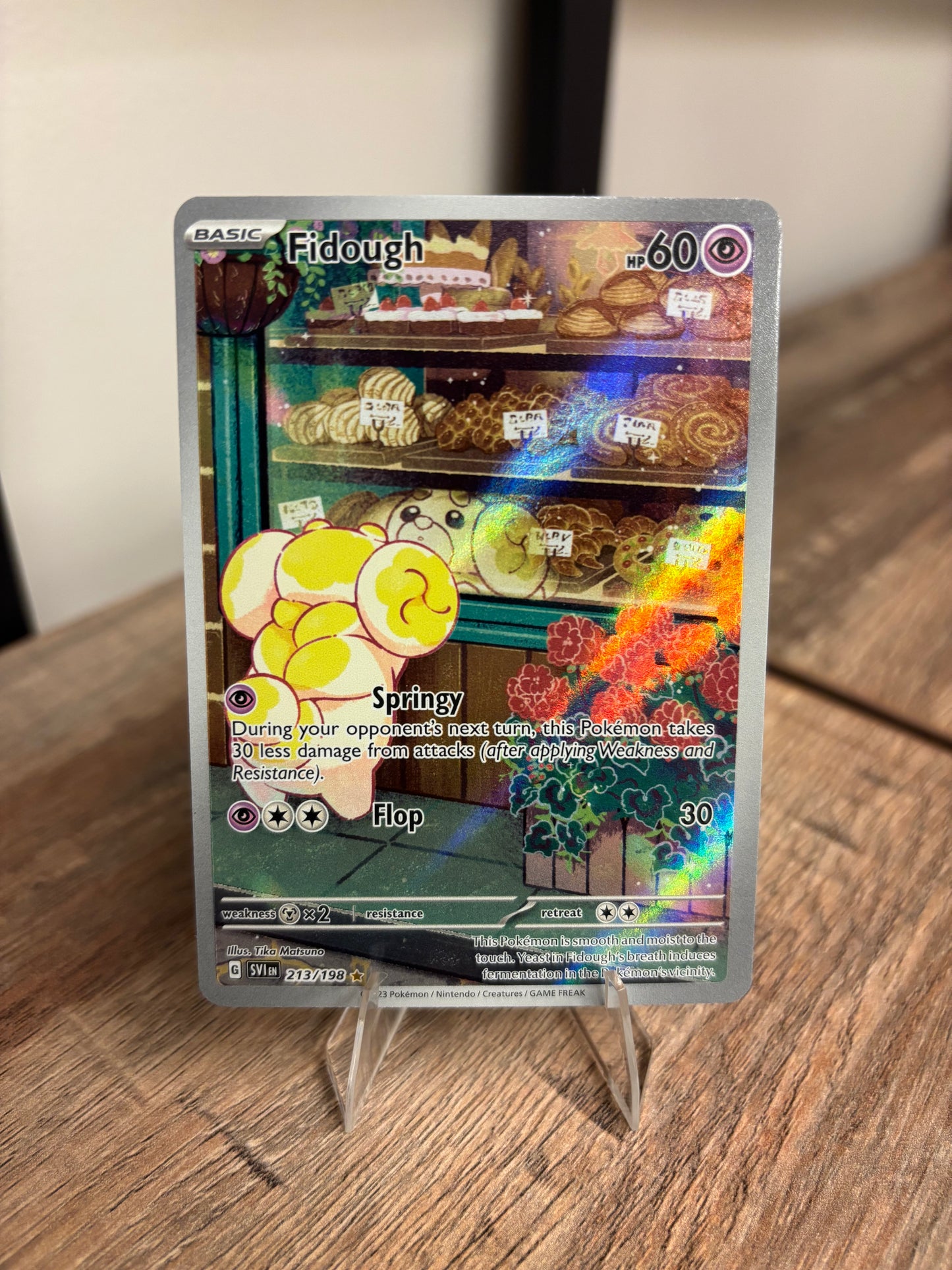 Fidough Scarlet & Violet Base Set Secret Rare 213/198