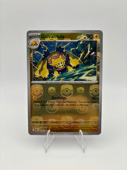 Galvantula White Flare Master Ball 034/086