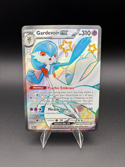 Gardevoir ex Paldean Fates Shiny Ultra Rare 217/091