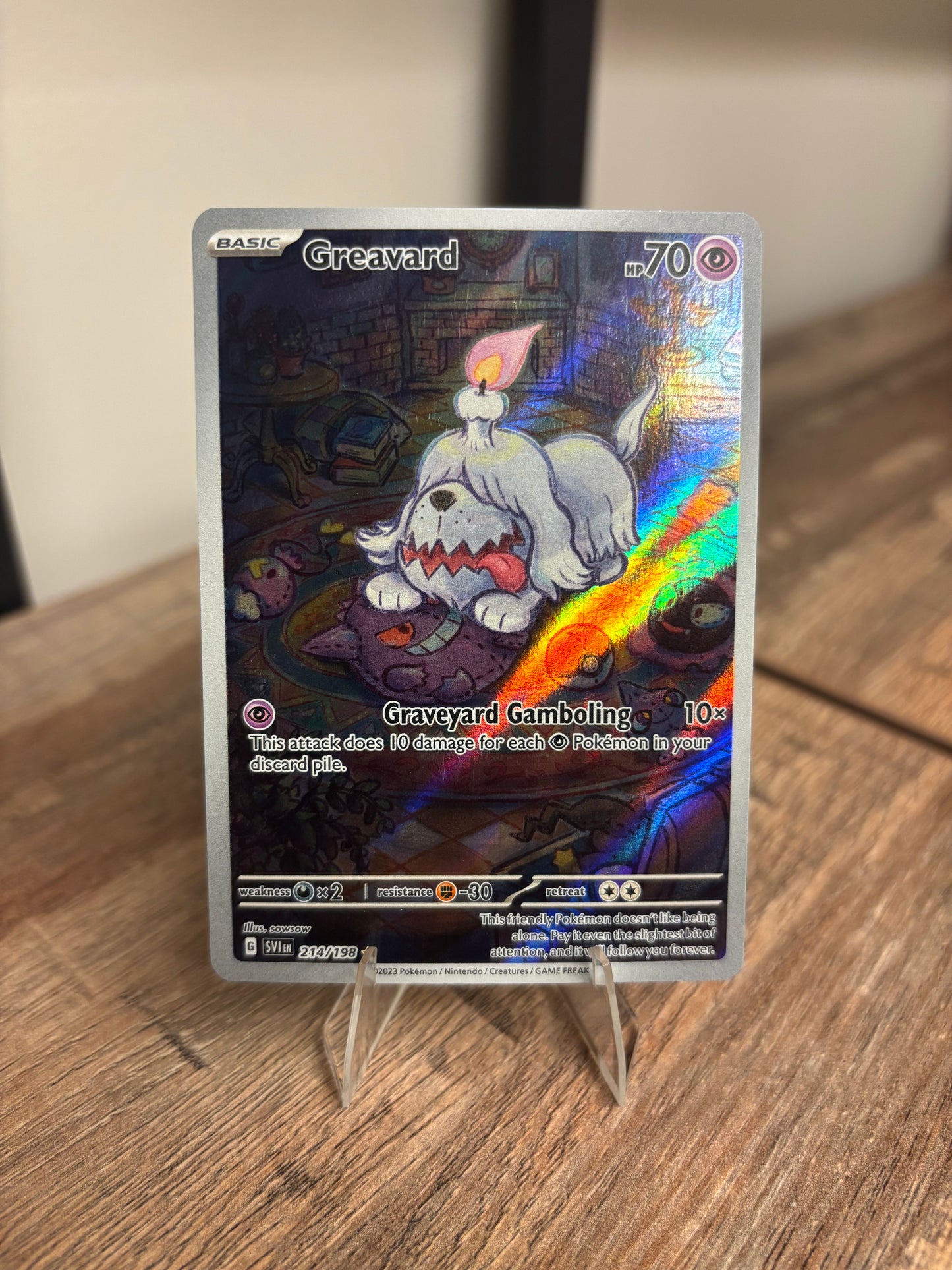 Greavard Scarlet & Violet Base Set Illustration Rare 214/198