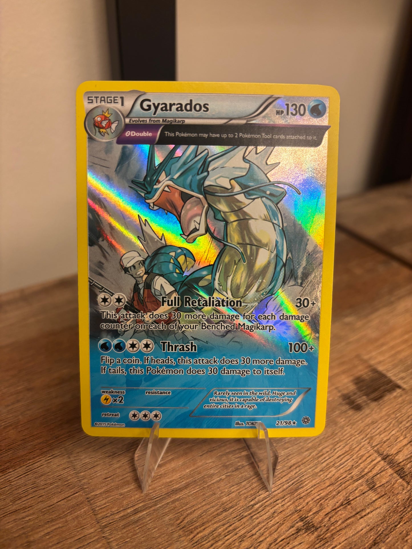 Gyarados Ancient Origins Holo Rare Reverse Holo 21