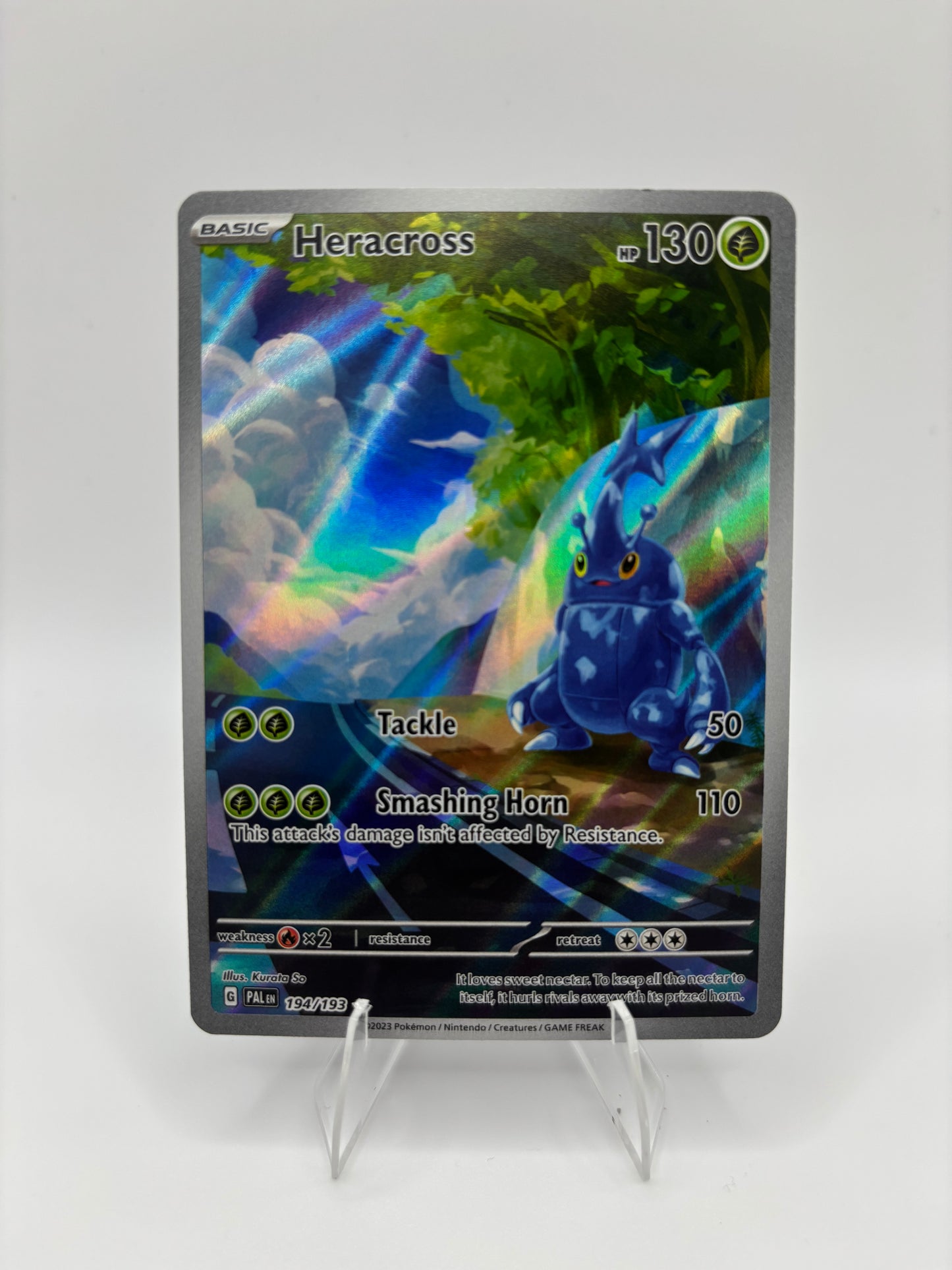 Heracross Paldea Evolved Illustration Rare 194/193
