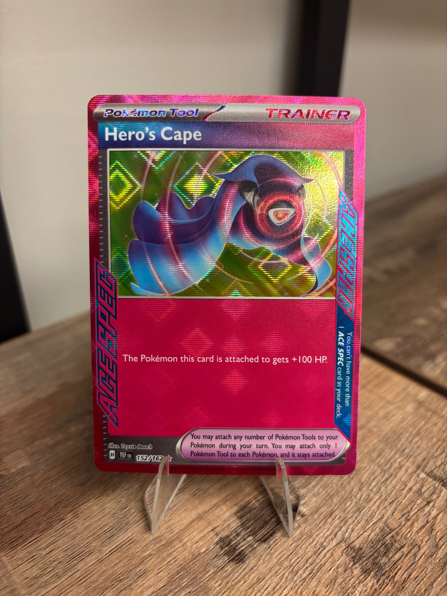 Hero's Cape Temporal Forces ACE SPEC Rare 152/162