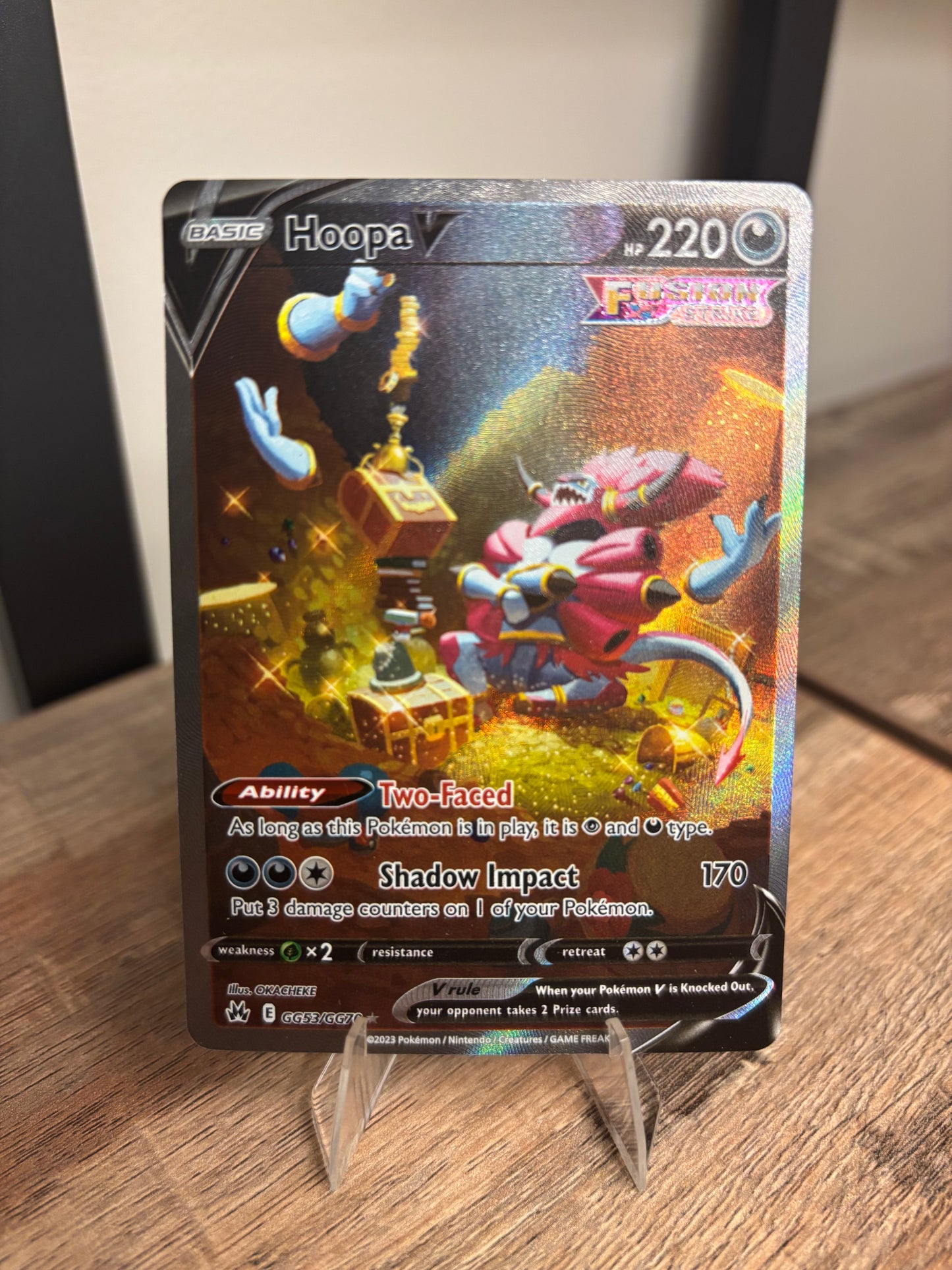 Hoopa V Crown Zenith: Galarian Gallery Ultra Rare GG53/GG70