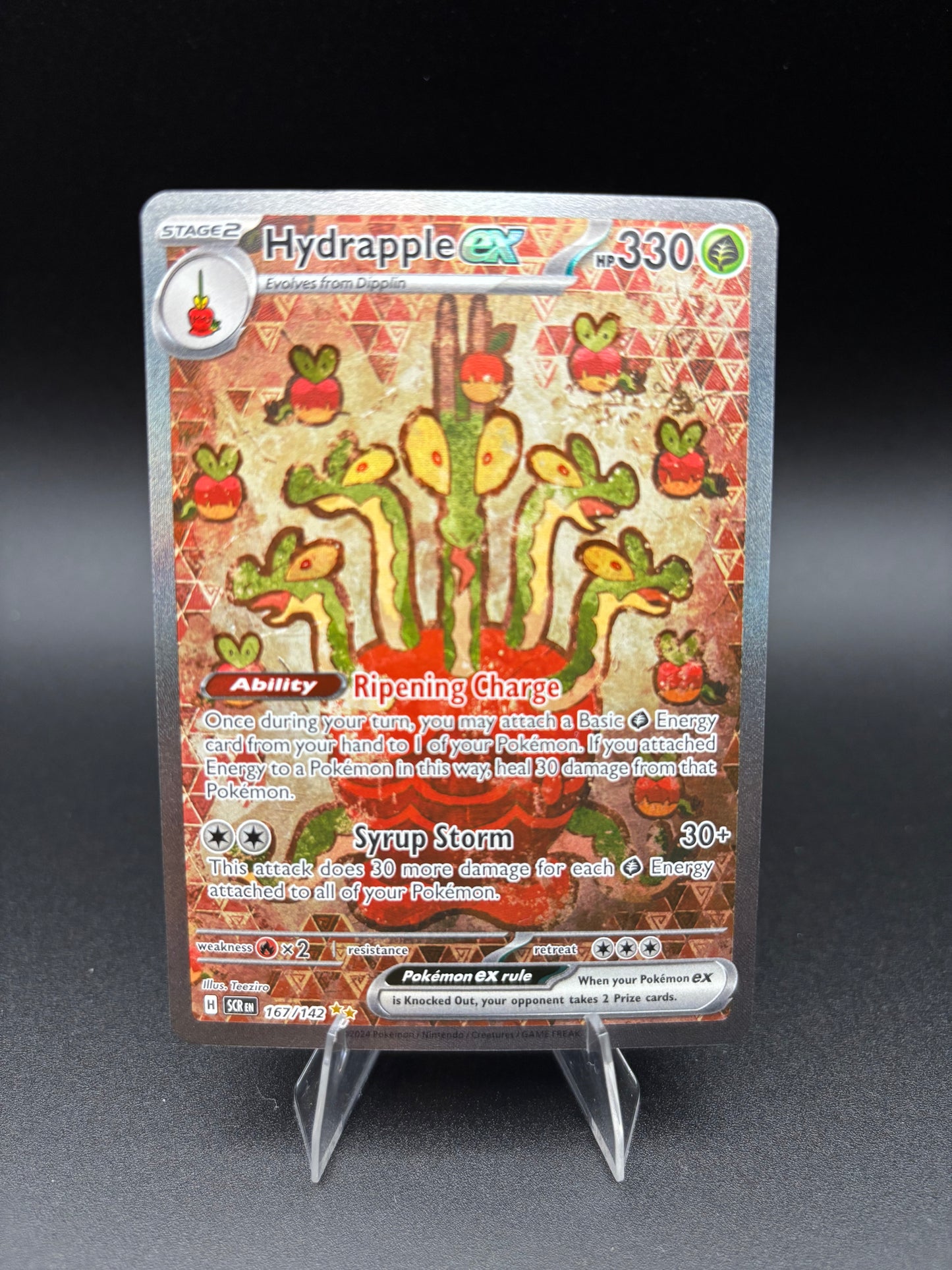 Hydrapple ex Stellar Crown Special Illustration Rare 167/142