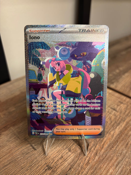 Iono Paldean Fates Special Illustration Rare 237/091