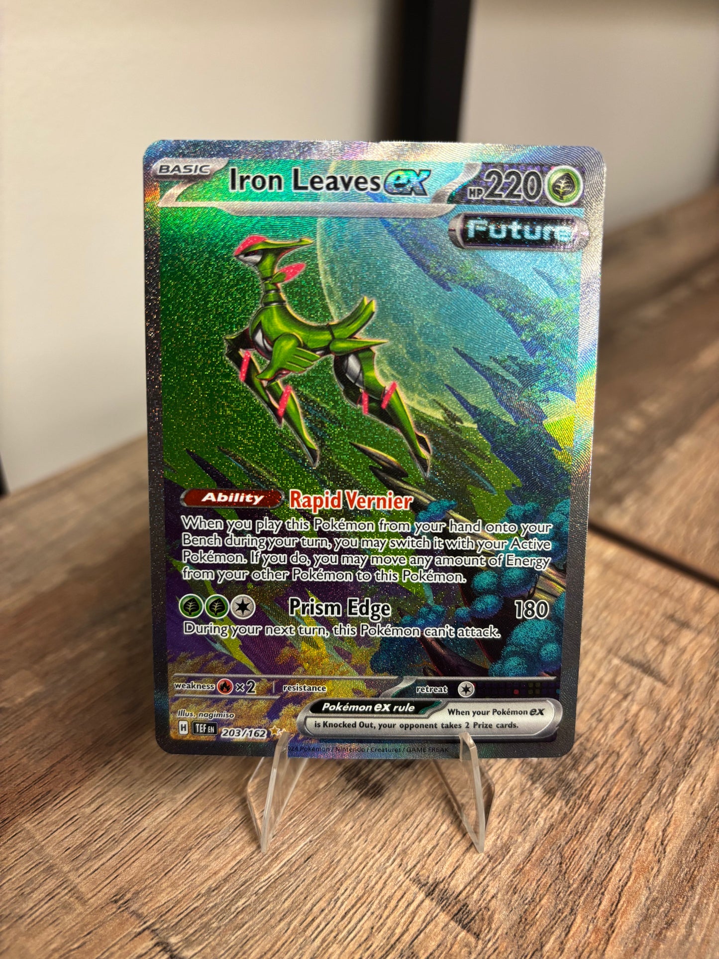 Iron Leaves ex Temporal Forces Special Illustration Rare 203/162