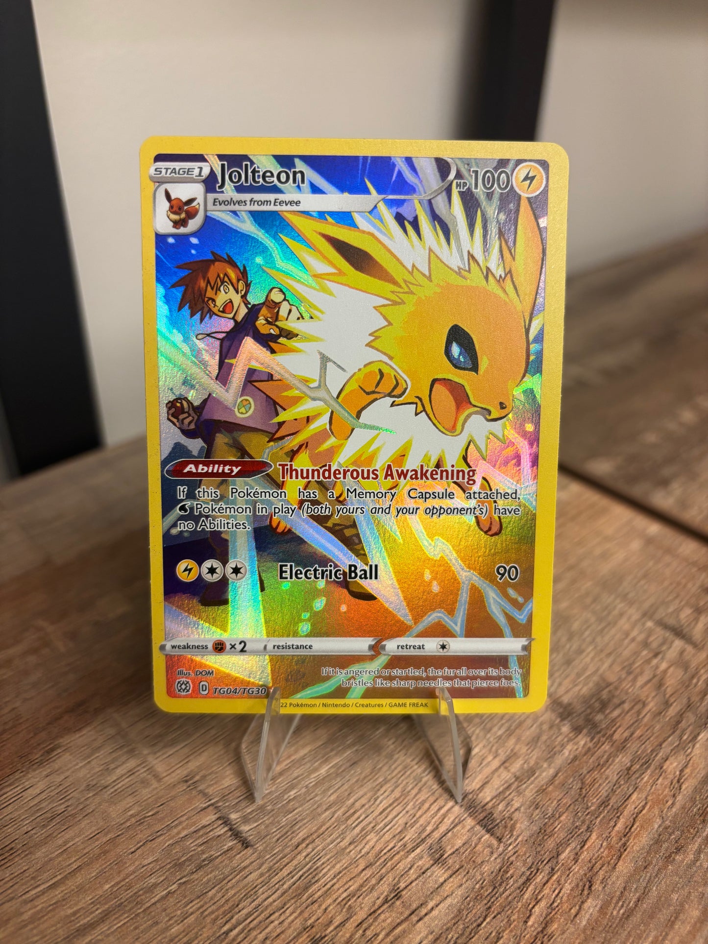 Jolteon Brilliant Stars Trainer Gallery Ultra Rare TG04/TG30