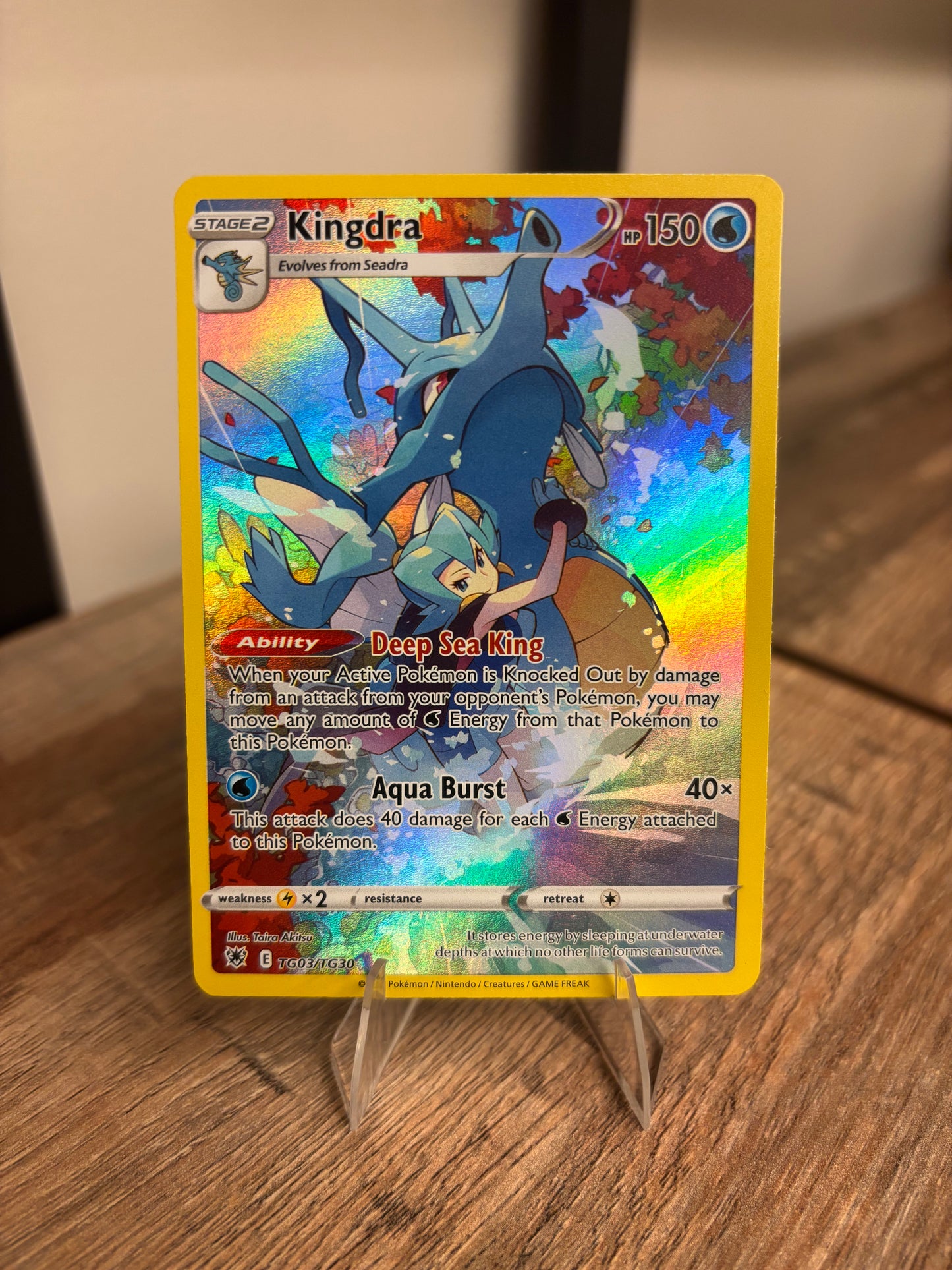 Kingdra Astral Radiance Trainer Gallery Ultra Rare TG03/TG30