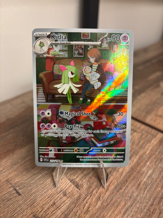 Kirlia Scarlet & Violet Base Set Illustration Rare 212/198