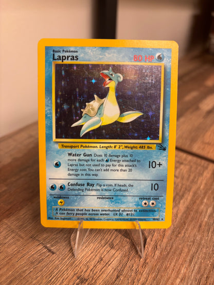 Lapras Fossil Holo Rare 10