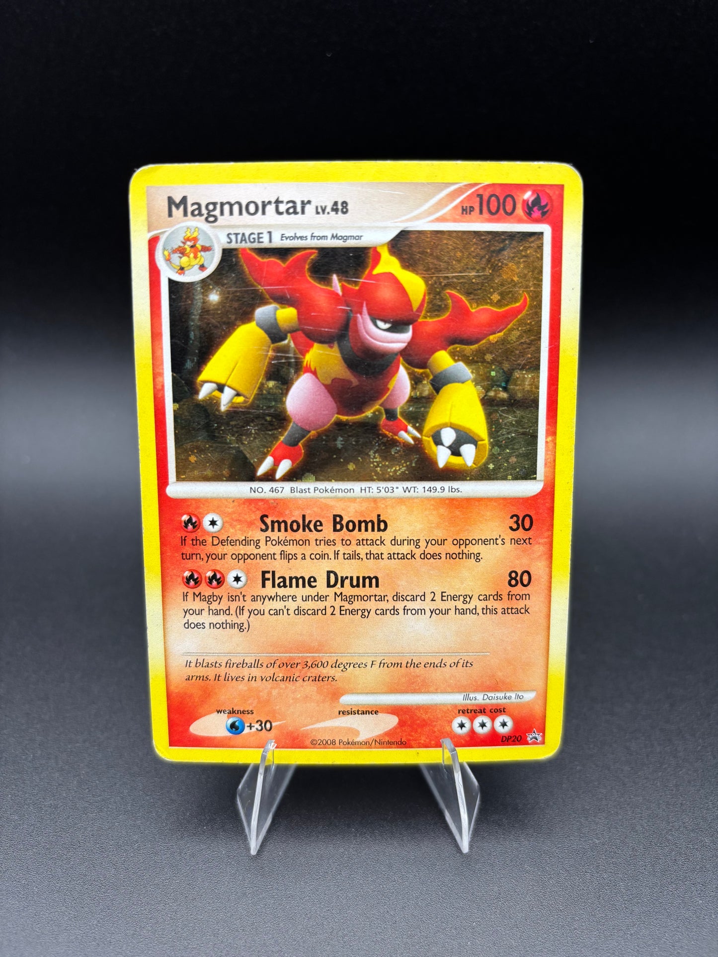 Magmortar Diamond and Pearl Promos Holo Rare DP20