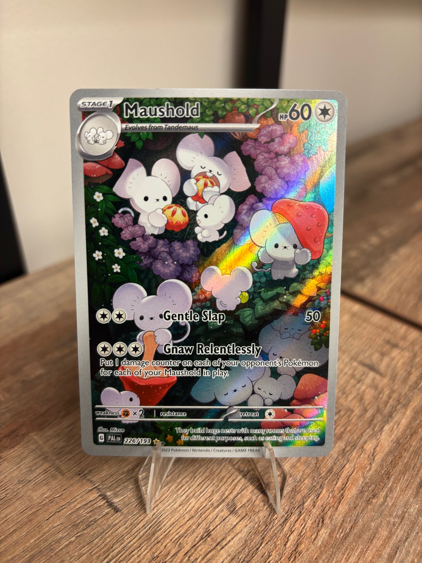 Maushold Paldea Evolved Illustration Rare 226/193