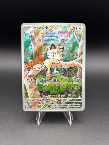 Meowth Phantasmal Flames Illustration Rare 106/094