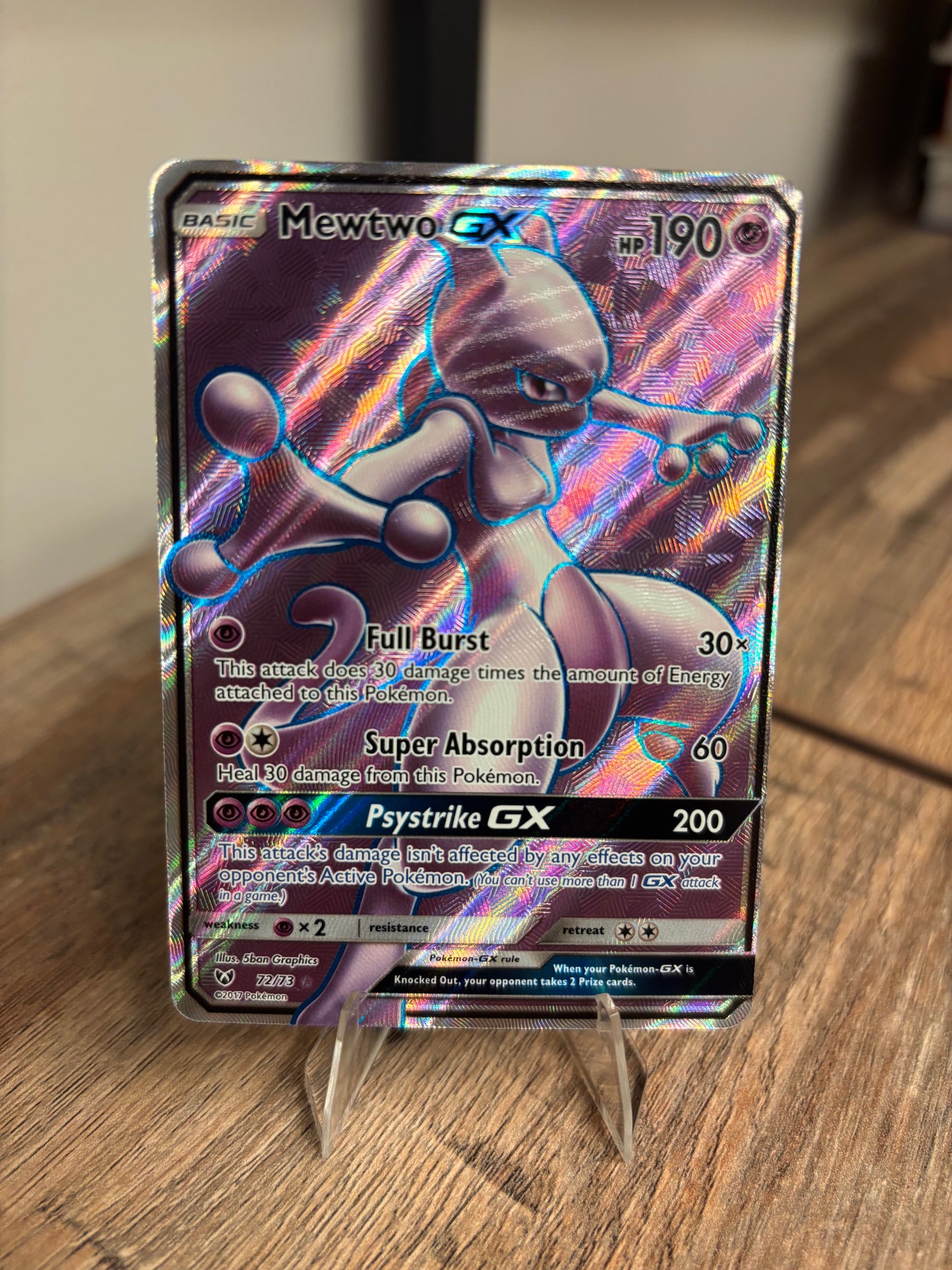 Mewtwo GX Shining Legends Ultra Rare 72