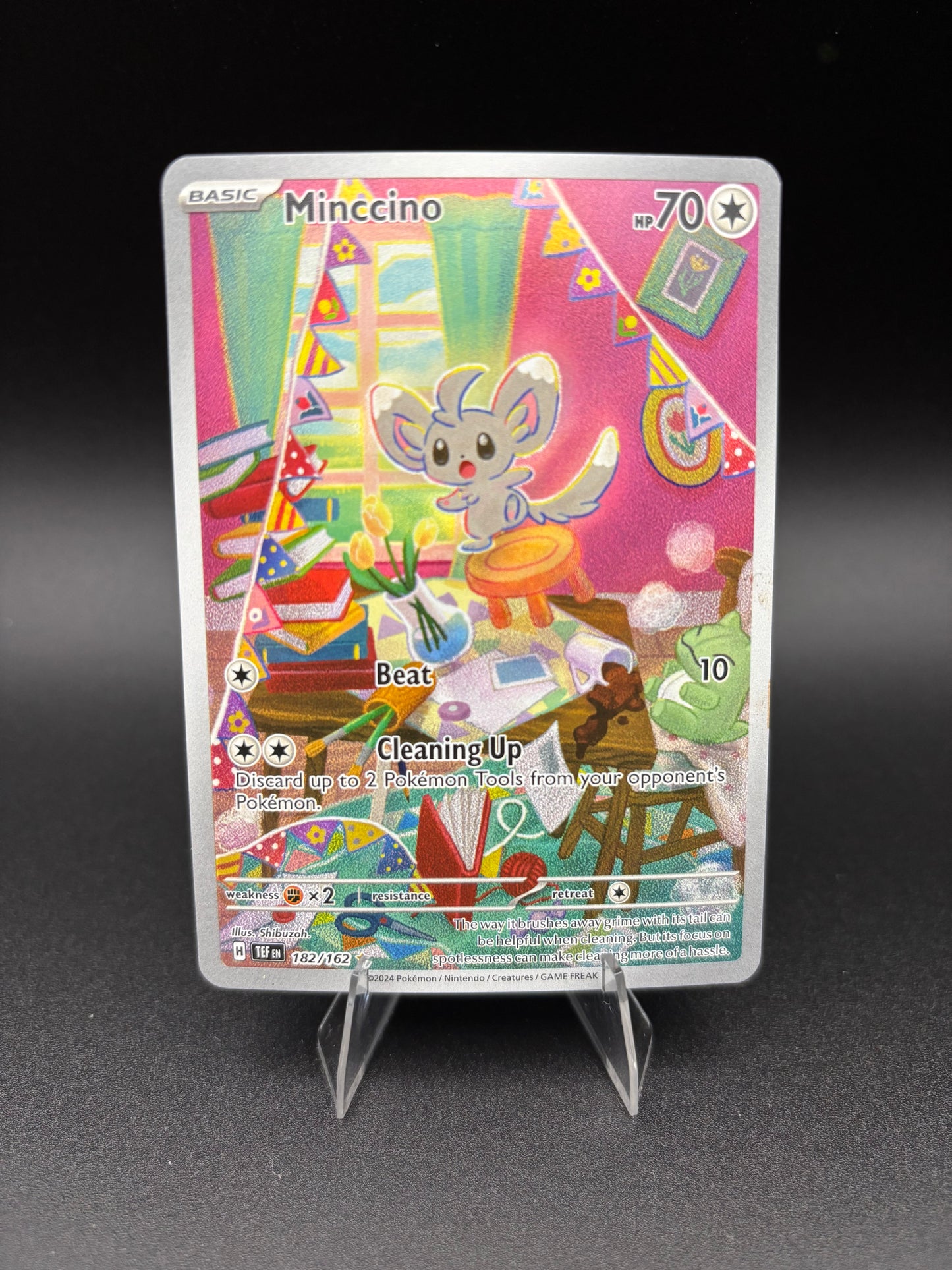 Minccino Temporal Forces Illustration Rare 182/162