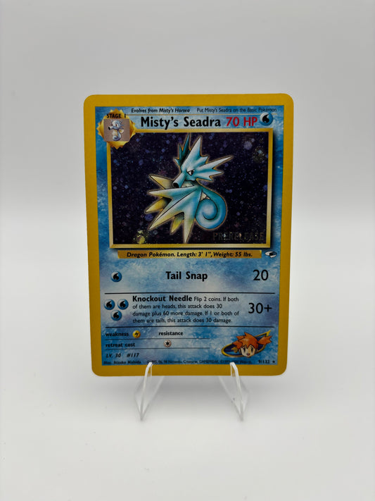 Misty's Seadra (Prerelease) WoTC Promo 009/132