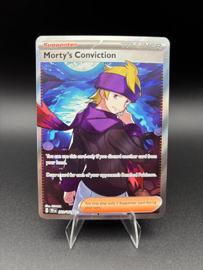 Morty's Conviction Temporal Forces Ultra Rare 201/162