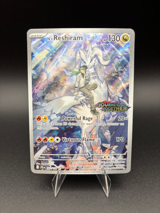 N's Reshiram (Journey Together Stamped) Illustration Rare 167/159
