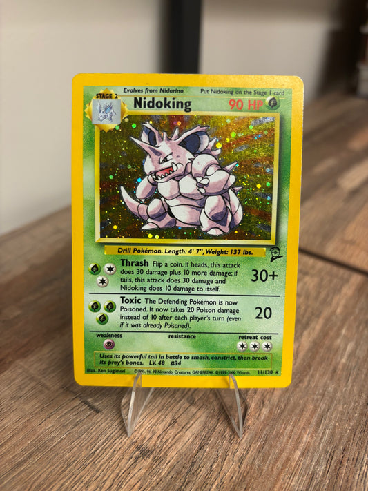 Nidoking Base Set 2 Holo Rare 11