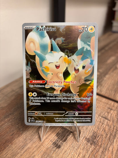 Pachirisu Scarlet & Violet Base Set Illustration Rare 208/198