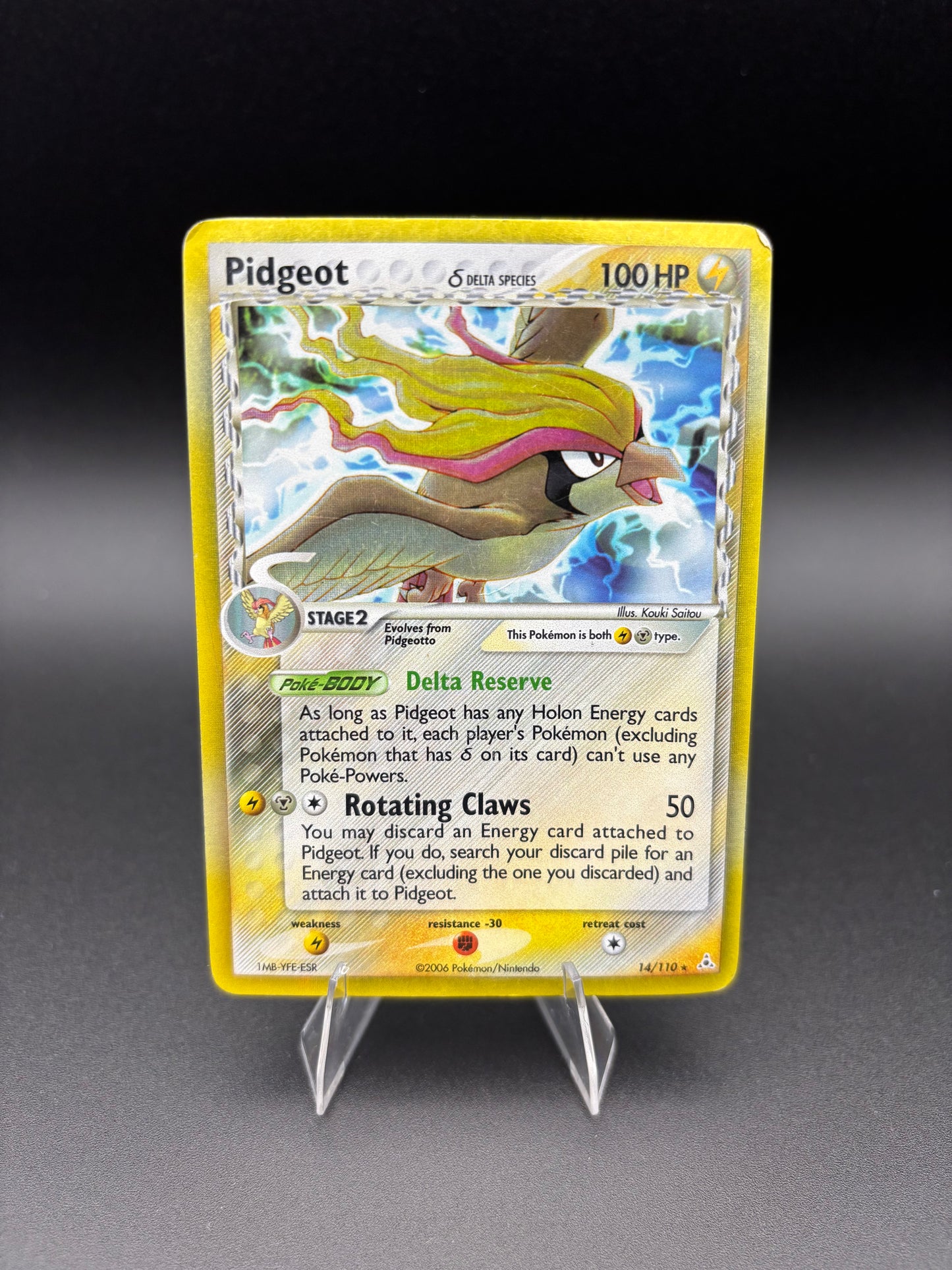 Pidgeot (Delta Species) EX Holon Phantoms Reverse Holo 14