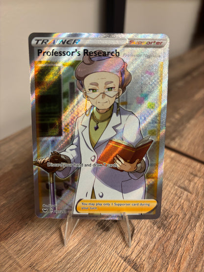 Professor's Research (Full Art) Sword & Shield Base Set Ultra Rare 201/202